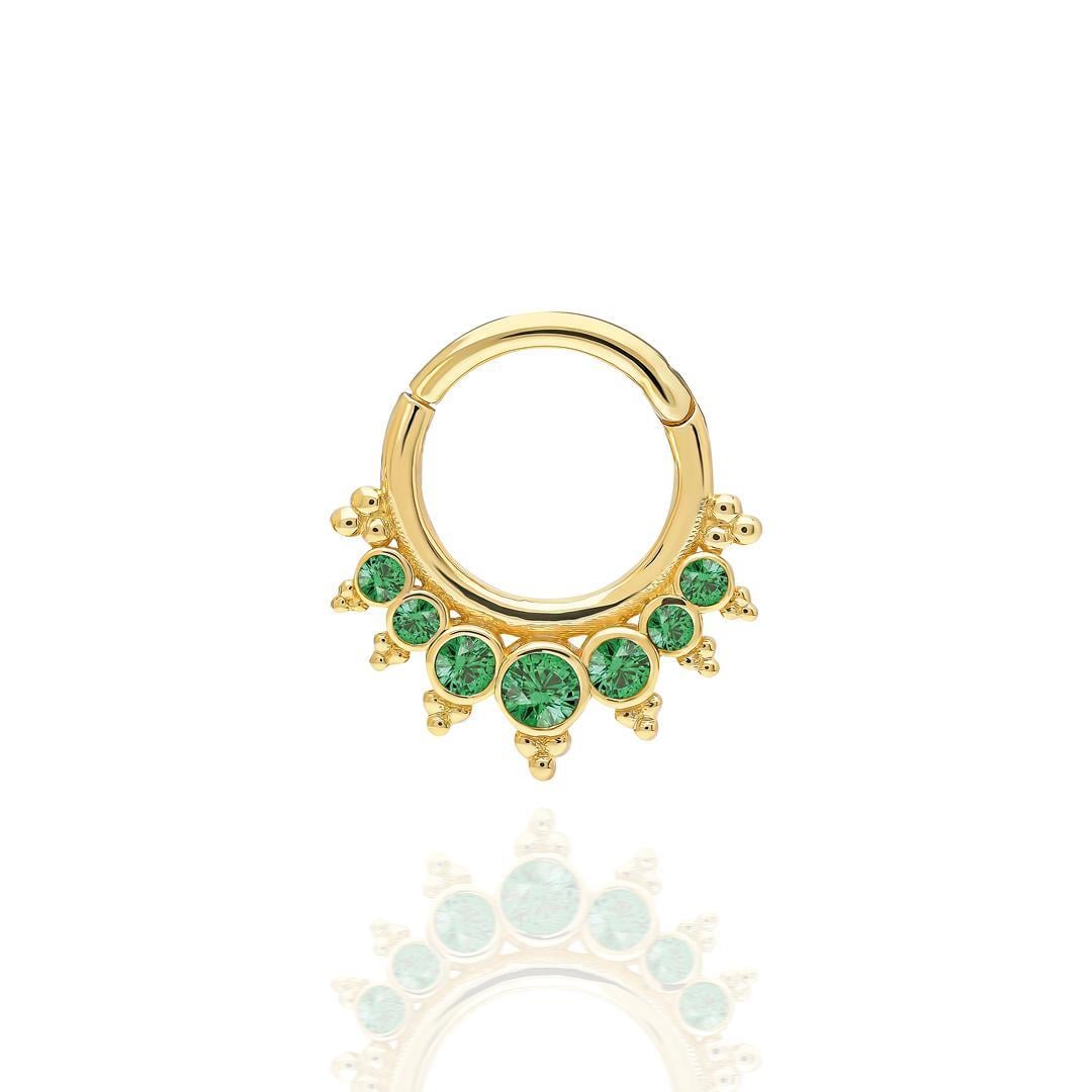 Paiz14 K Altın Halka Piercing