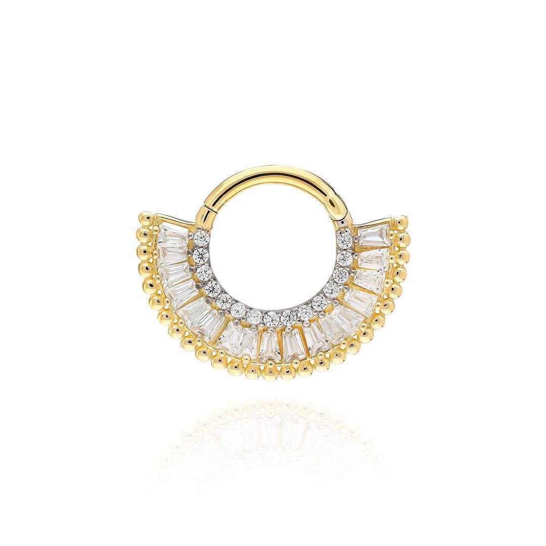 Paiz14 K Altın Halka Piercing