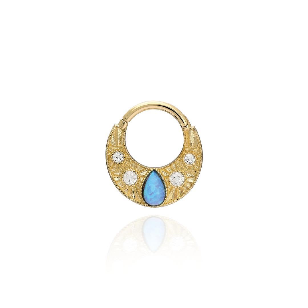 Paiz14 K Altın Halka Piercing