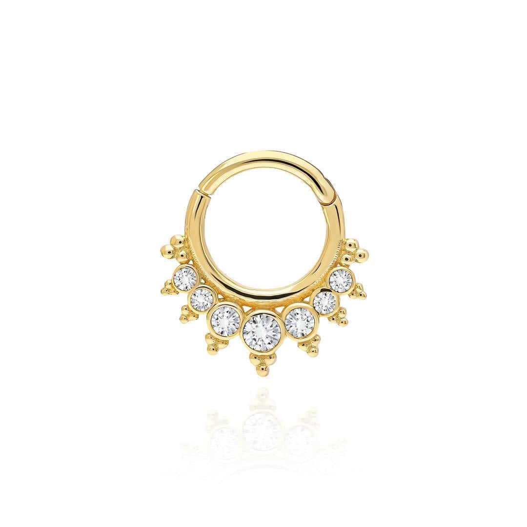 Paiz14 K Altın Halka Piercing
