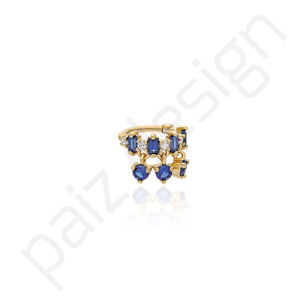 Paiz14 K Altın Halka Piercing