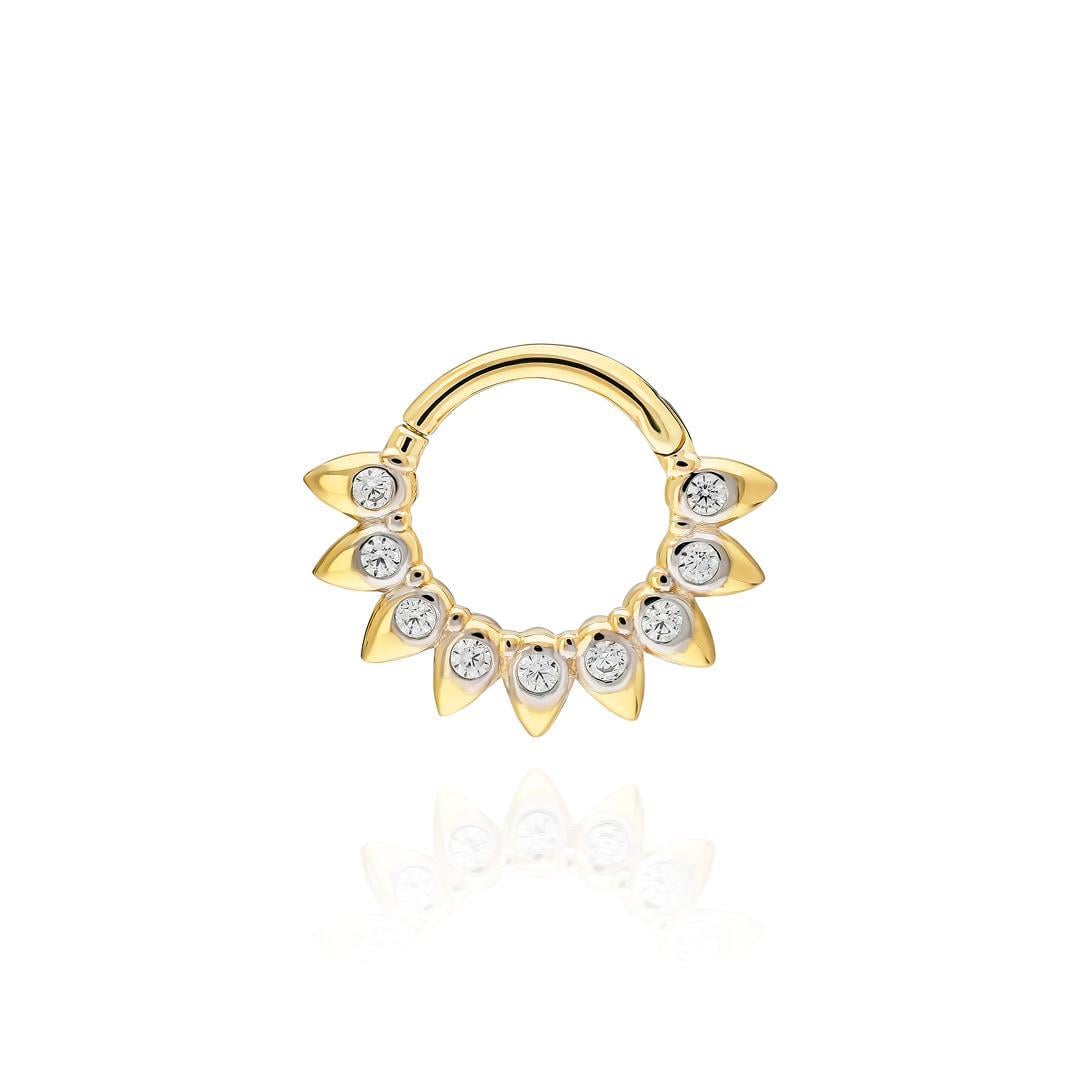 Paiz14 K Altın Halka Piercing