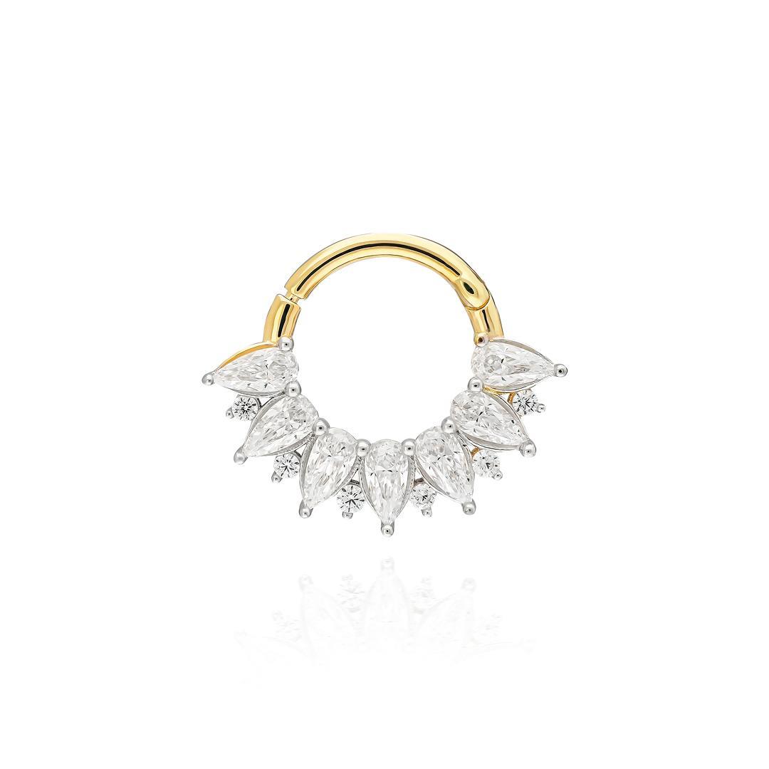 Paiz14 K Altın Halka Piercing