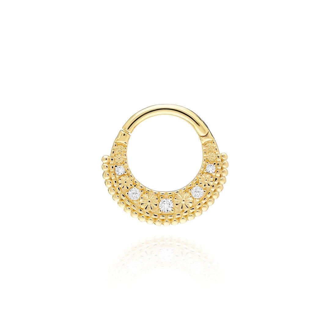 Paiz14 K Altın Halka Piercing