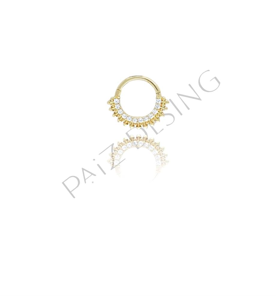 Paiz14 K Altın Halka Piercing