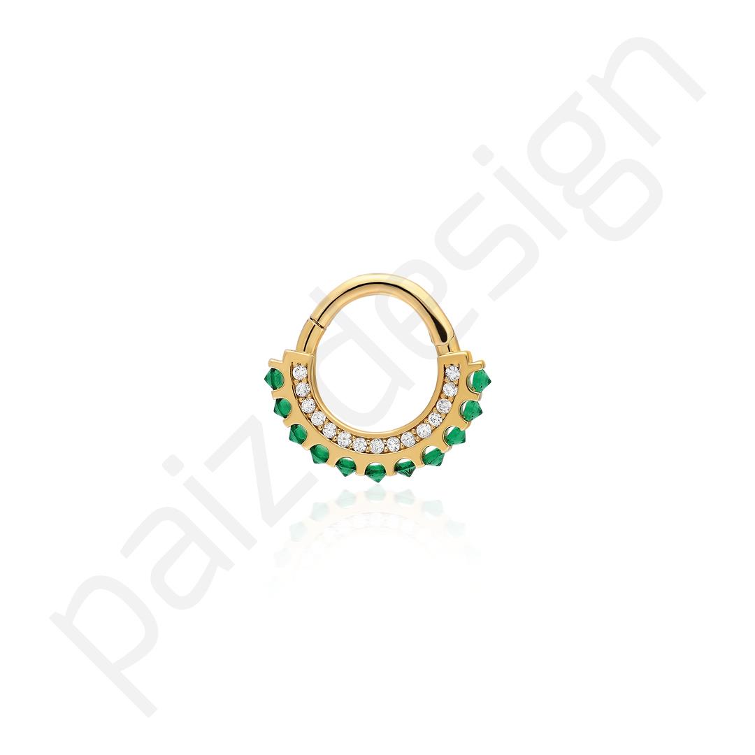 Paiz14 K Altın Halka Piercing