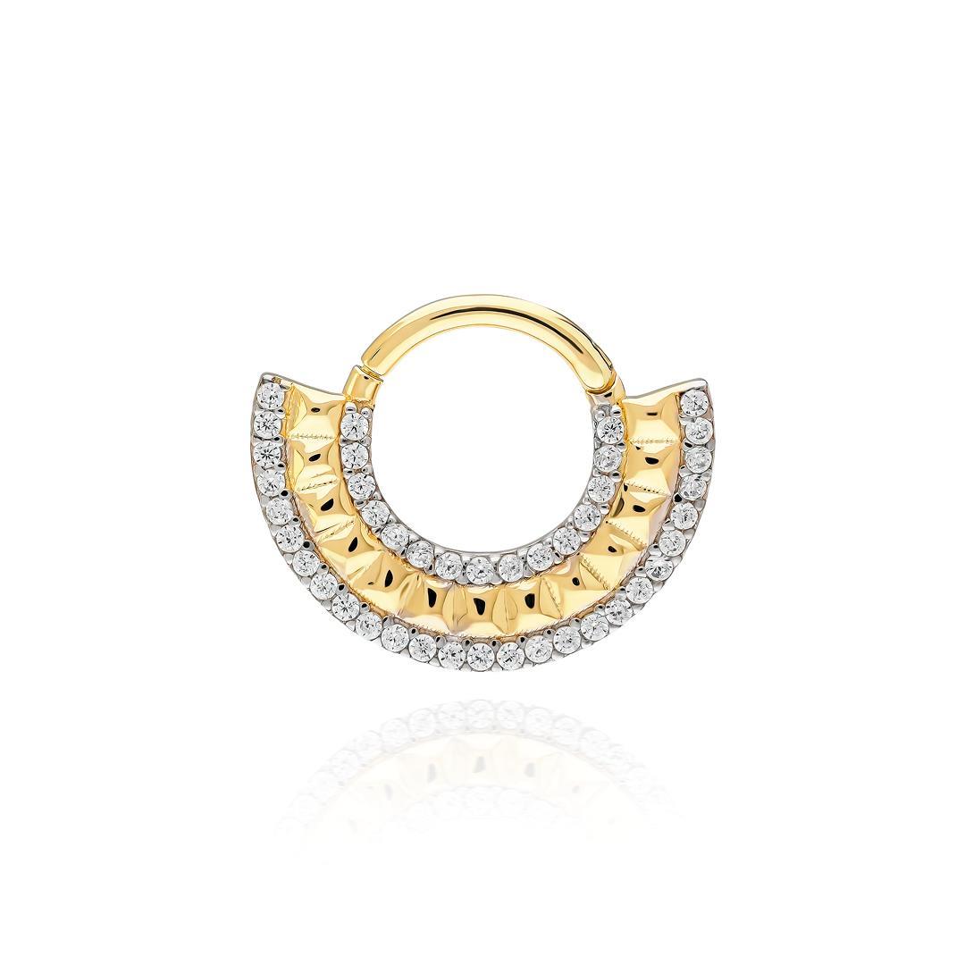 Paiz14 K Altın Halka Piercing