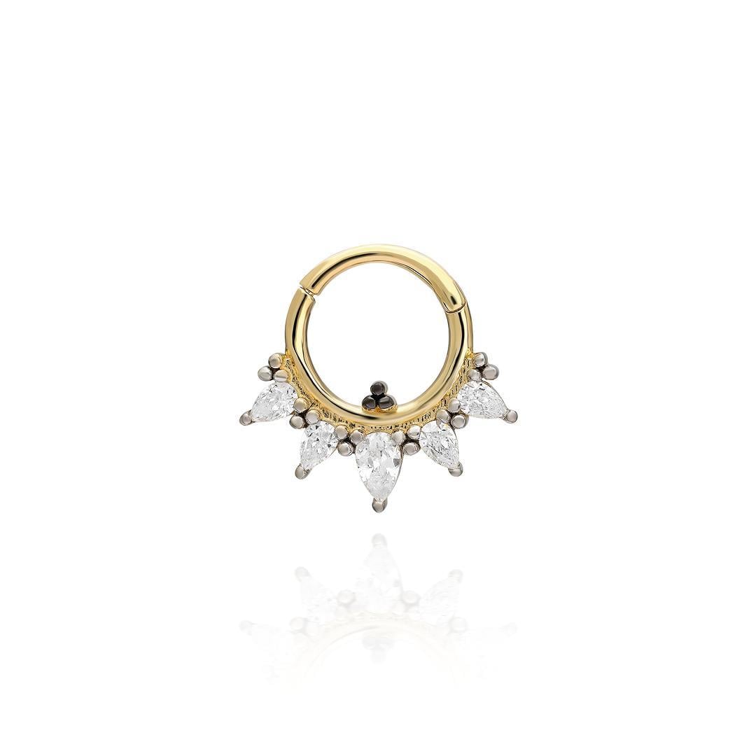 Paiz14 K Altın Halka Piercing