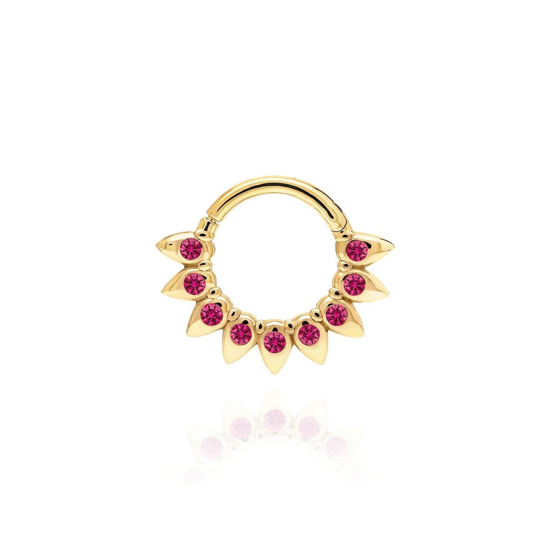 Paiz14 K Altın Halka Piercing