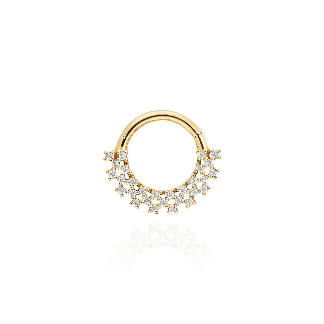 Paiz14 K Altın Halka Piercing