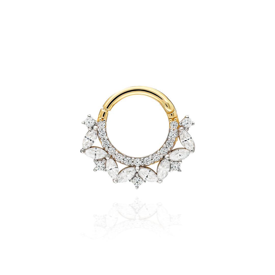 Paiz14 K Altın Halka Piercing