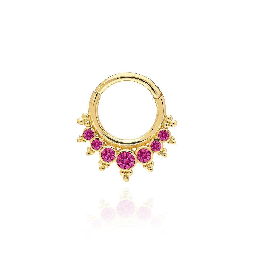 Paiz14 K Altın Halka Piercing
