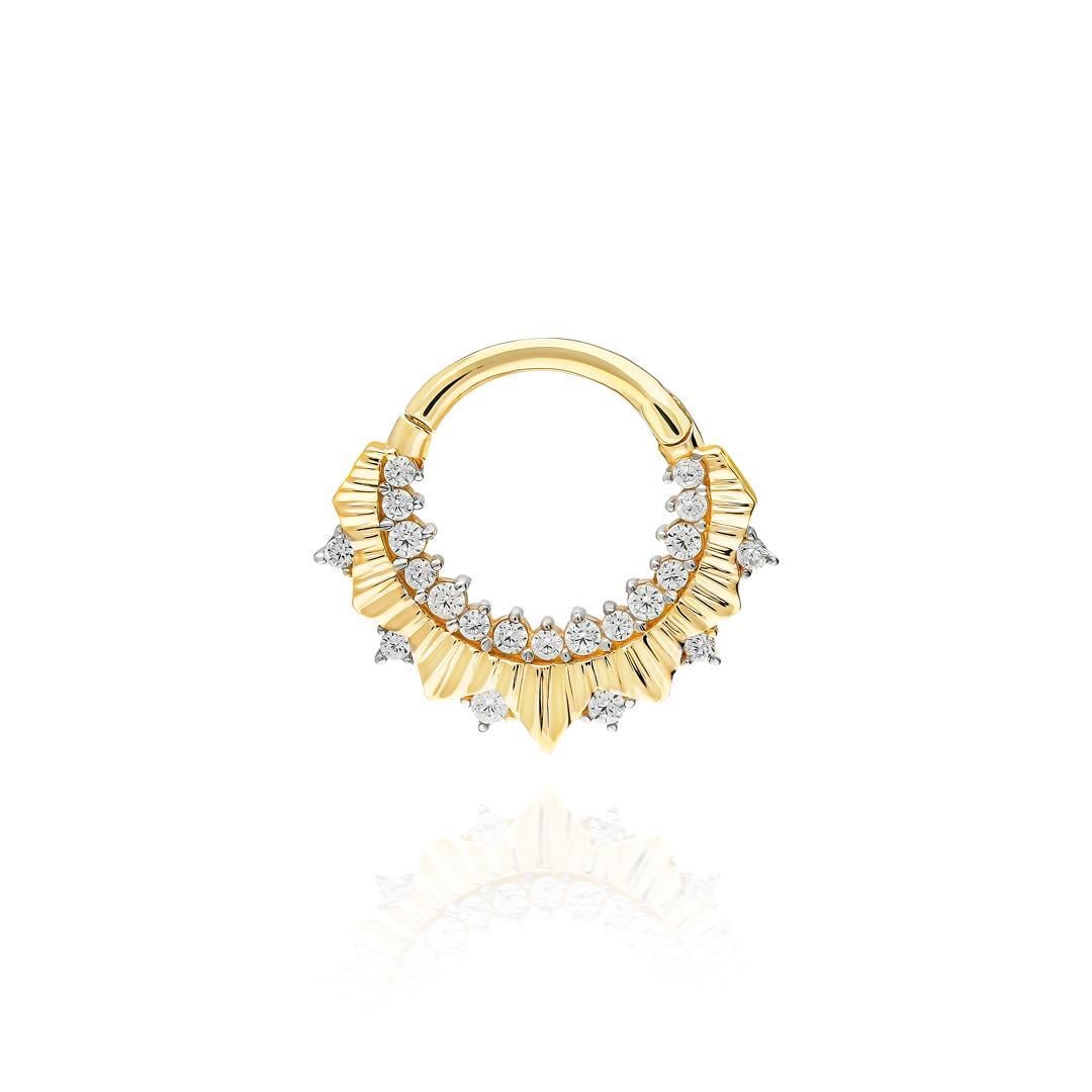 Paiz14 K Altın Halka Piercing