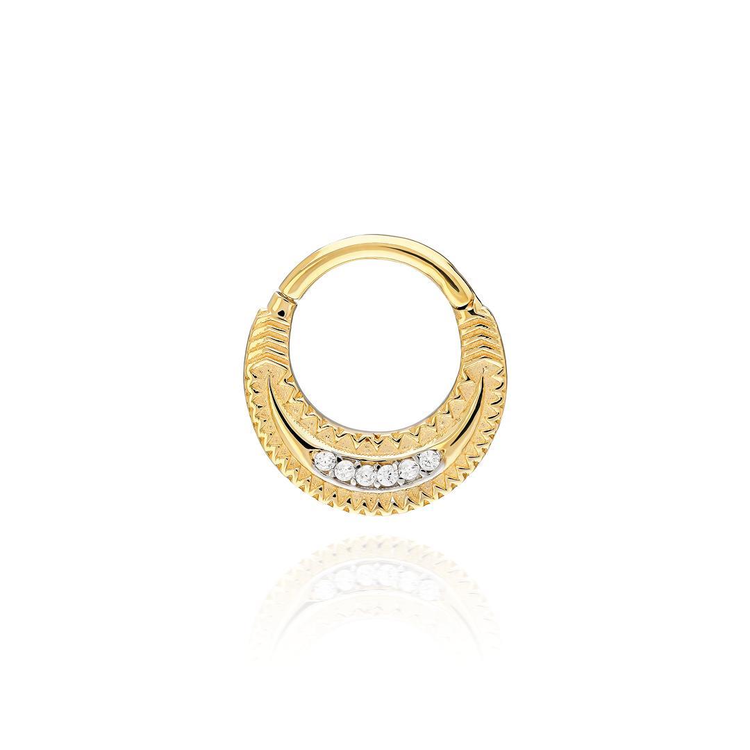 Paiz14 K Altın Halka Piercing