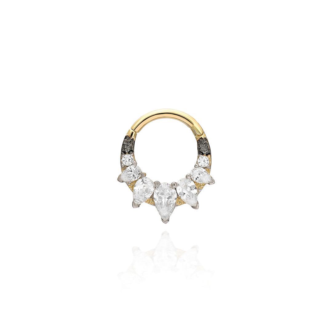 Paiz14 K Altın Halka Piercing