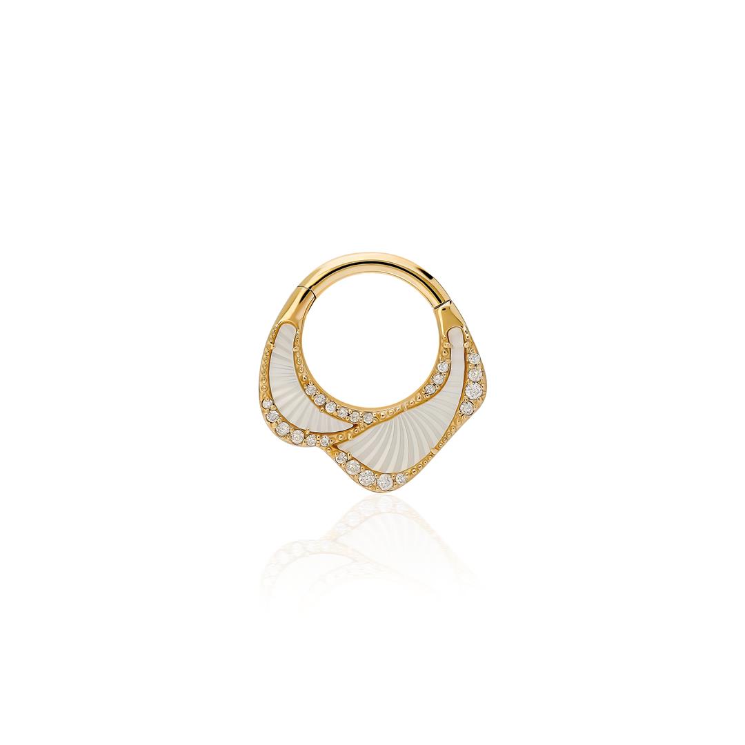 Paiz14 K Altın Piercing 