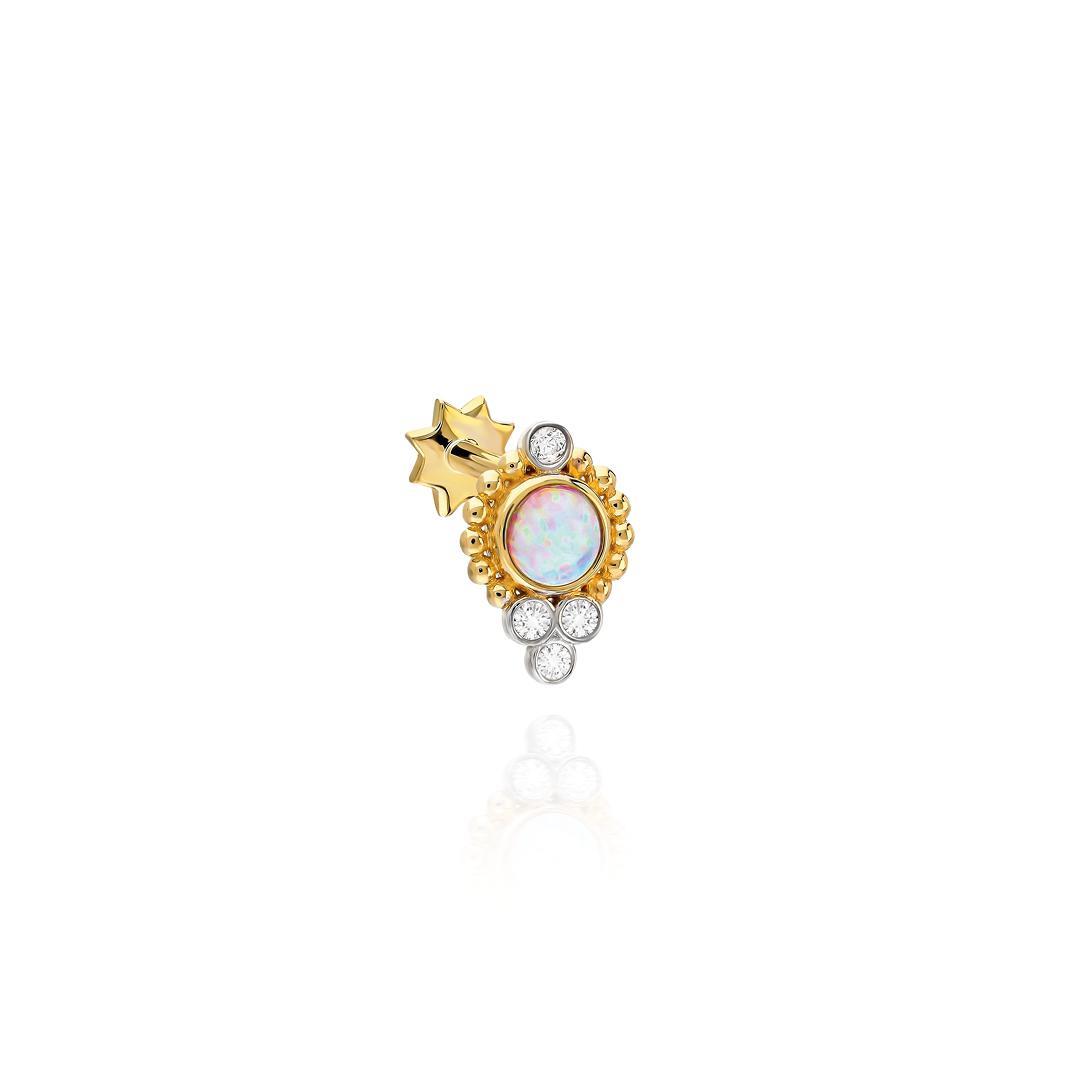 Paiz14 K Altın Piercing
