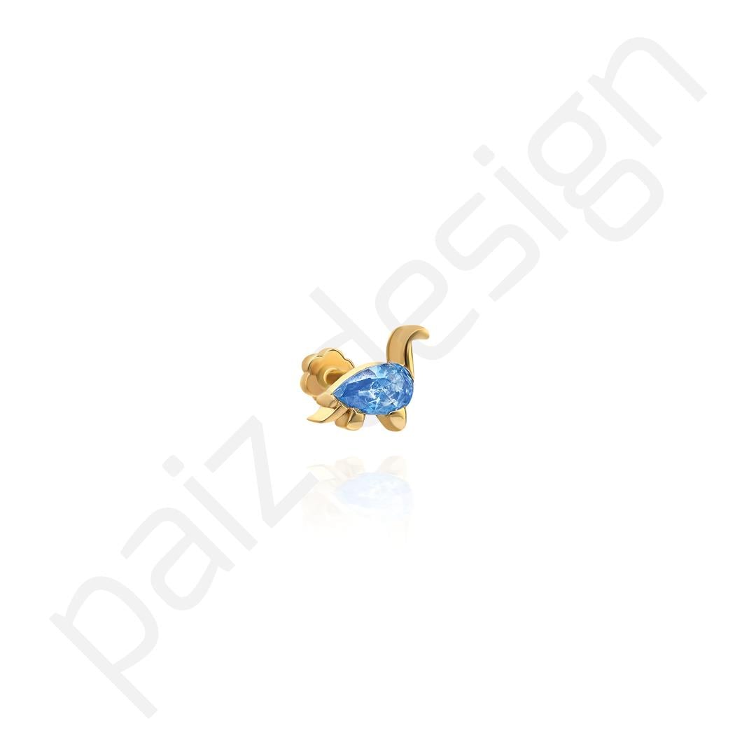 Paiz14 K Altın Piercing