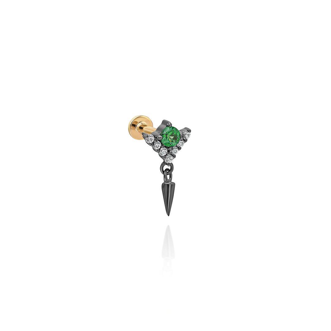 Paiz14 K Altın Piercing