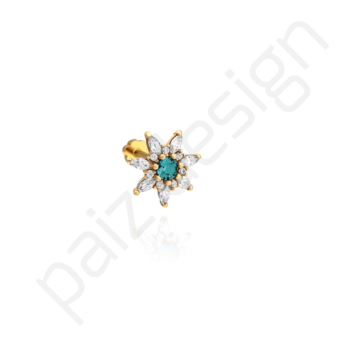 Paiz14 K Altın Piercing