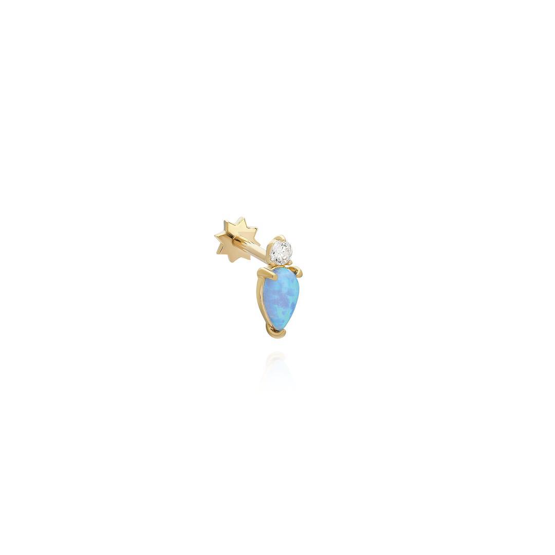 Paiz14 K Altın Piercing