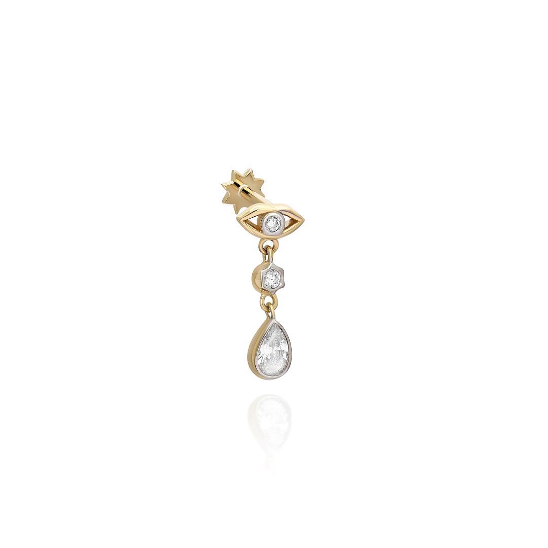 Paiz14 K Altın Piercing