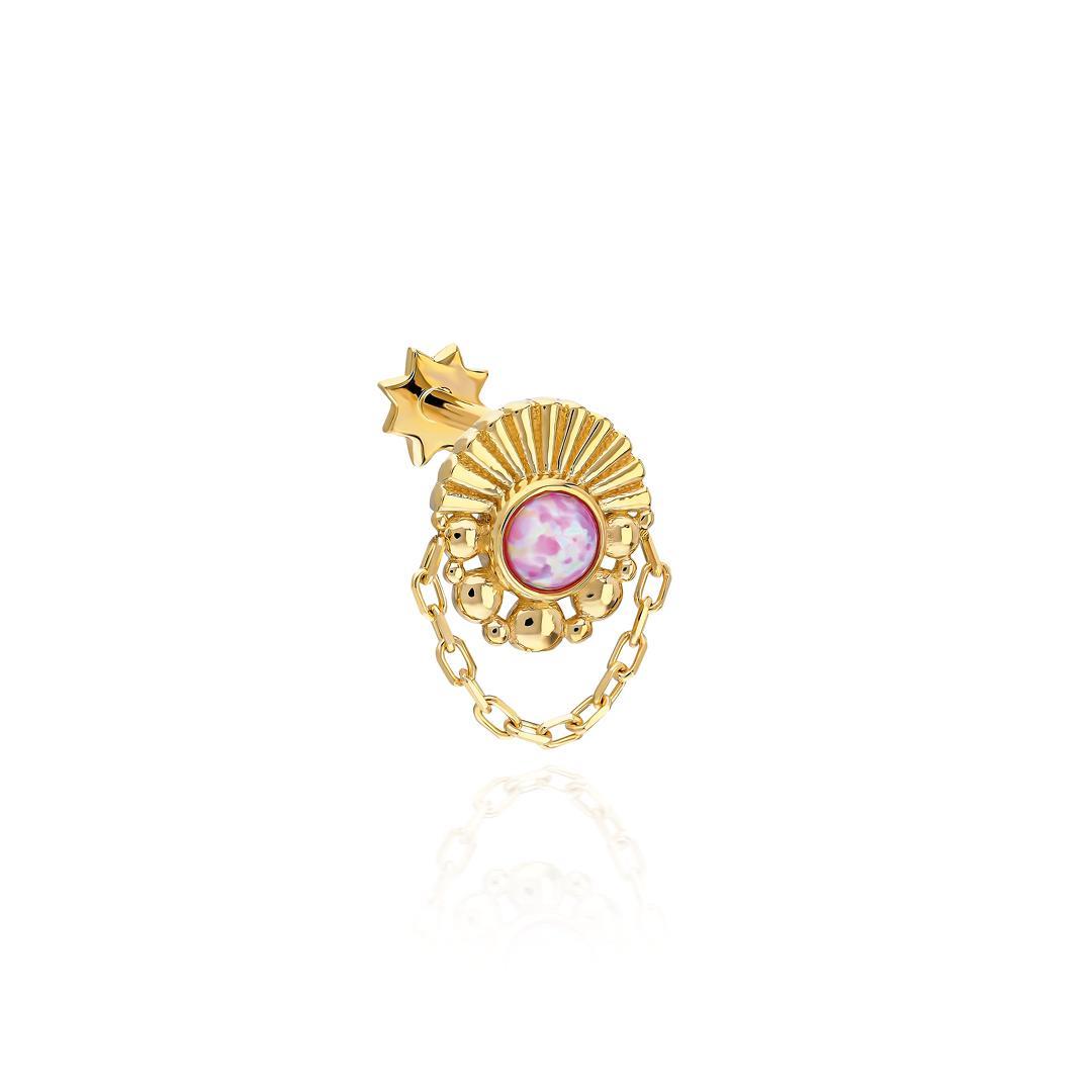 Paiz14 K Altın Piercing