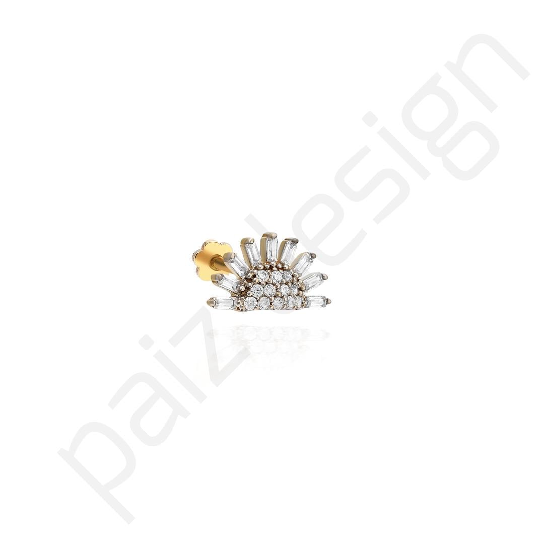 Paiz14 K Altın Piercing