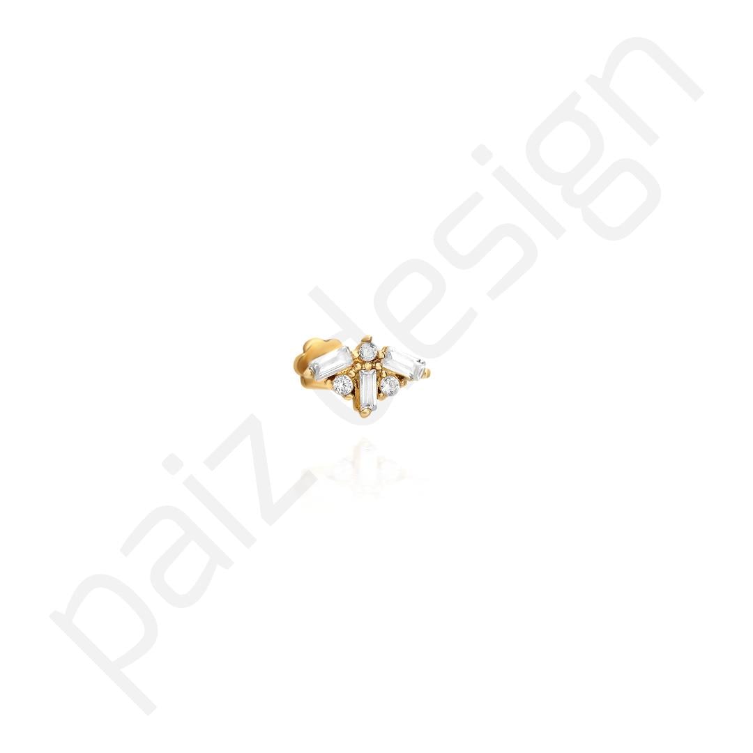 Paiz14 K Altın Piercing