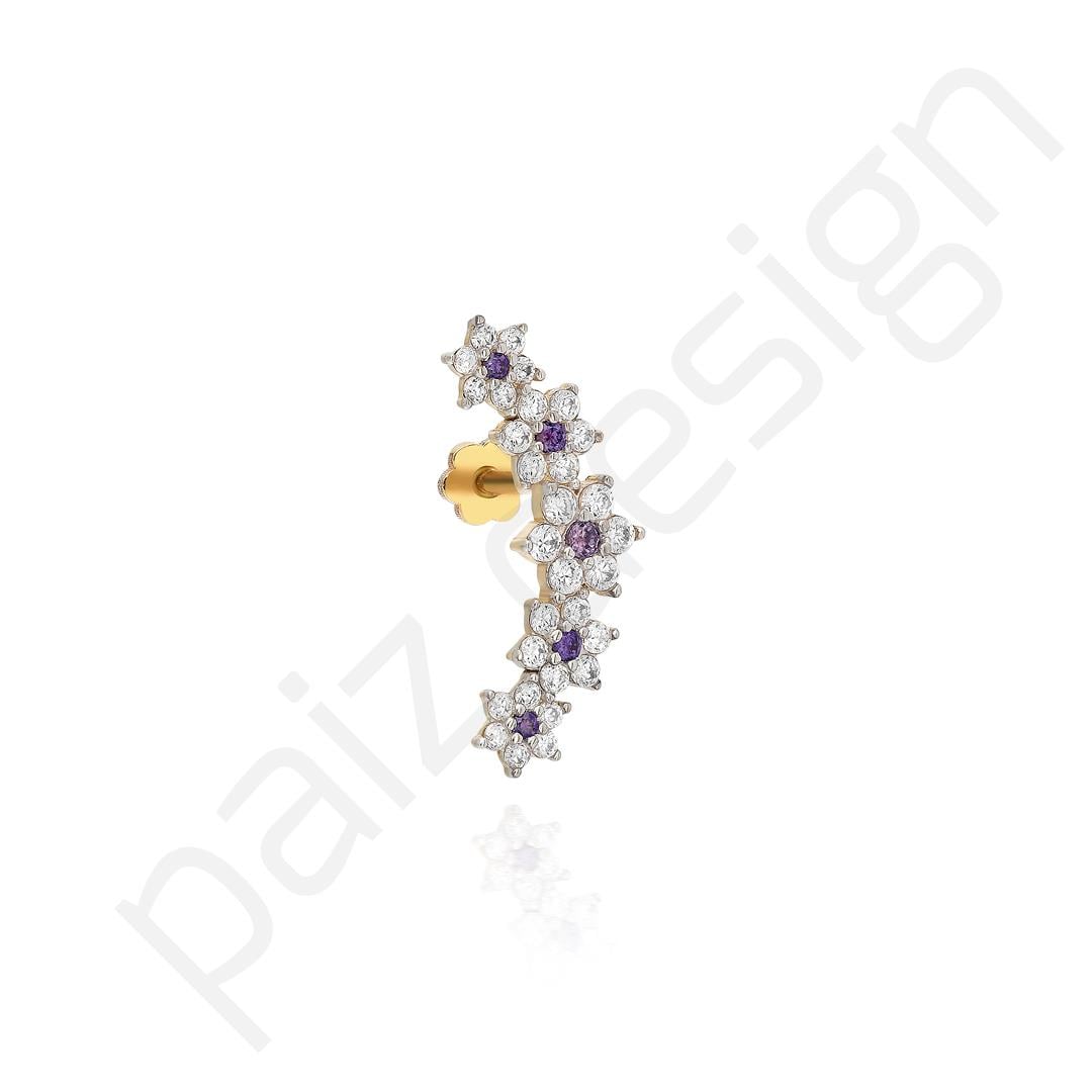 Paiz14 K Altın Piercing