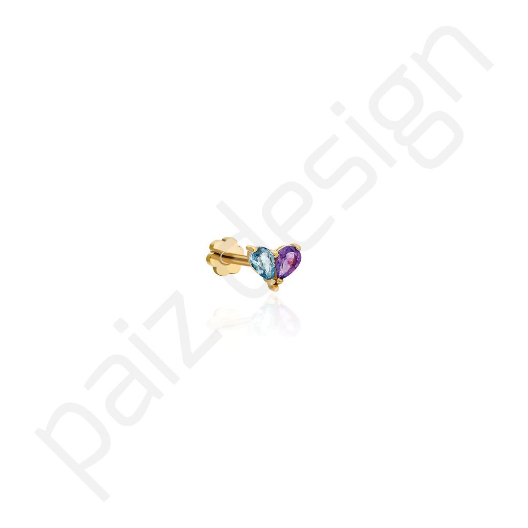 Paiz14 K Altın Piercing