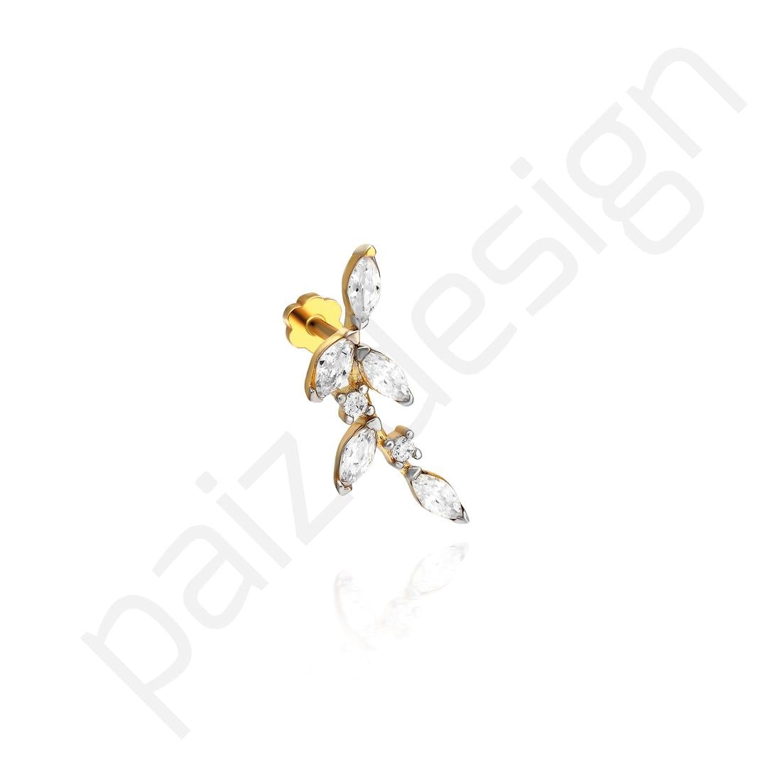 Paiz14 K Altın Piercing
