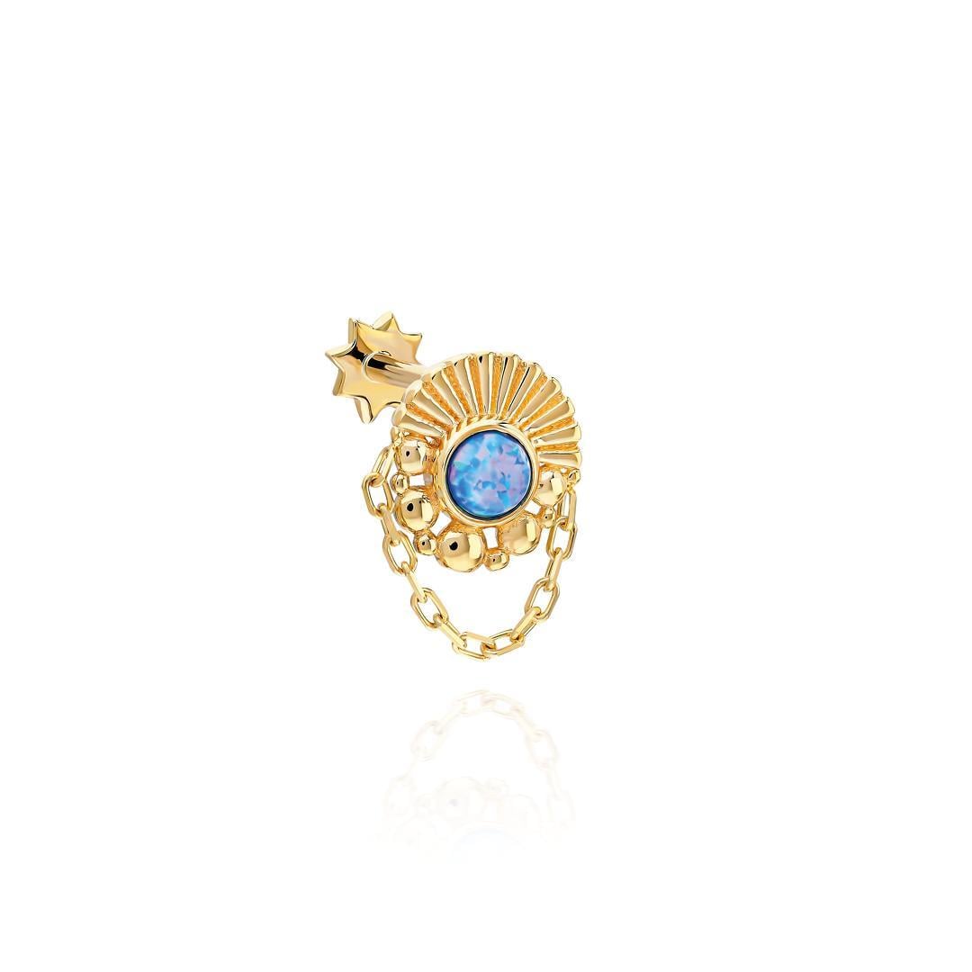 Paiz14 K Altın Piercing