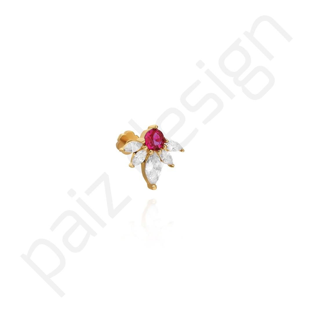Paiz14 K Altın Piercing