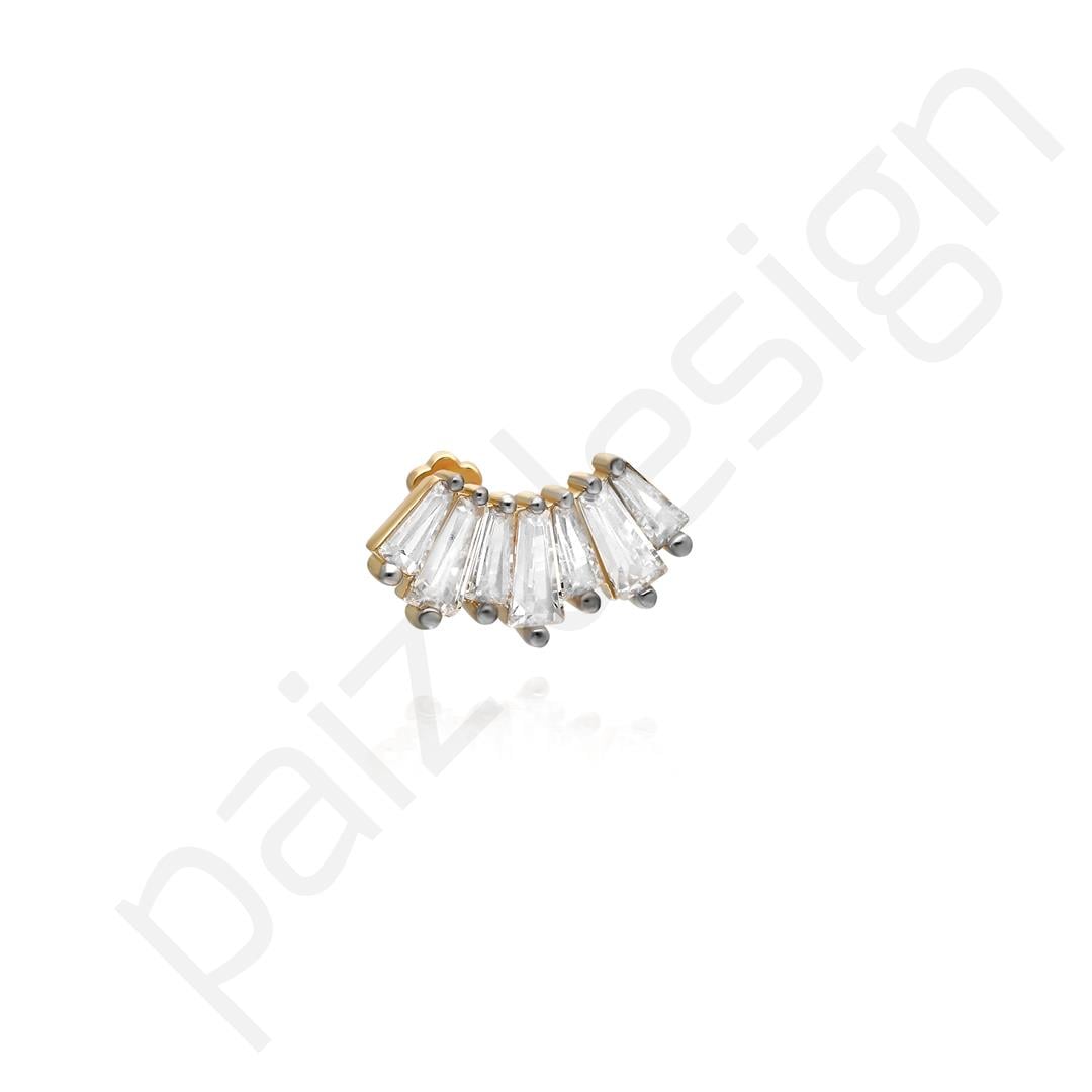 Paiz14 K Altın Piercing