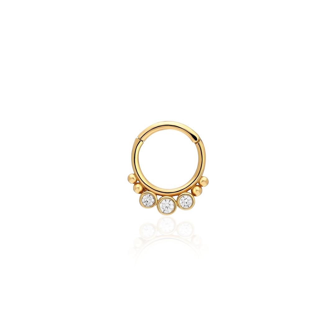 Paiz14 K Altın Piercing