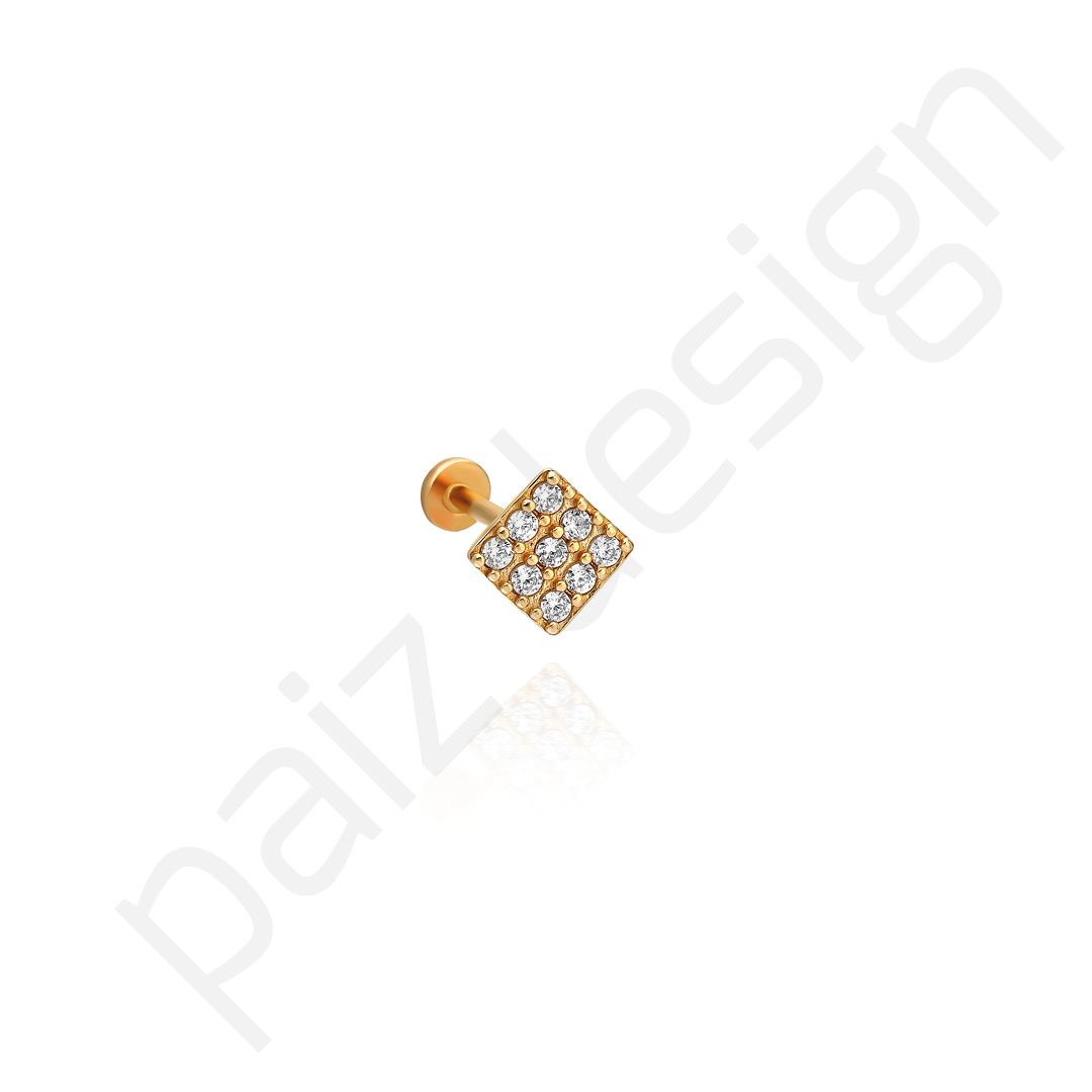 Paiz14 K Altın Piercing