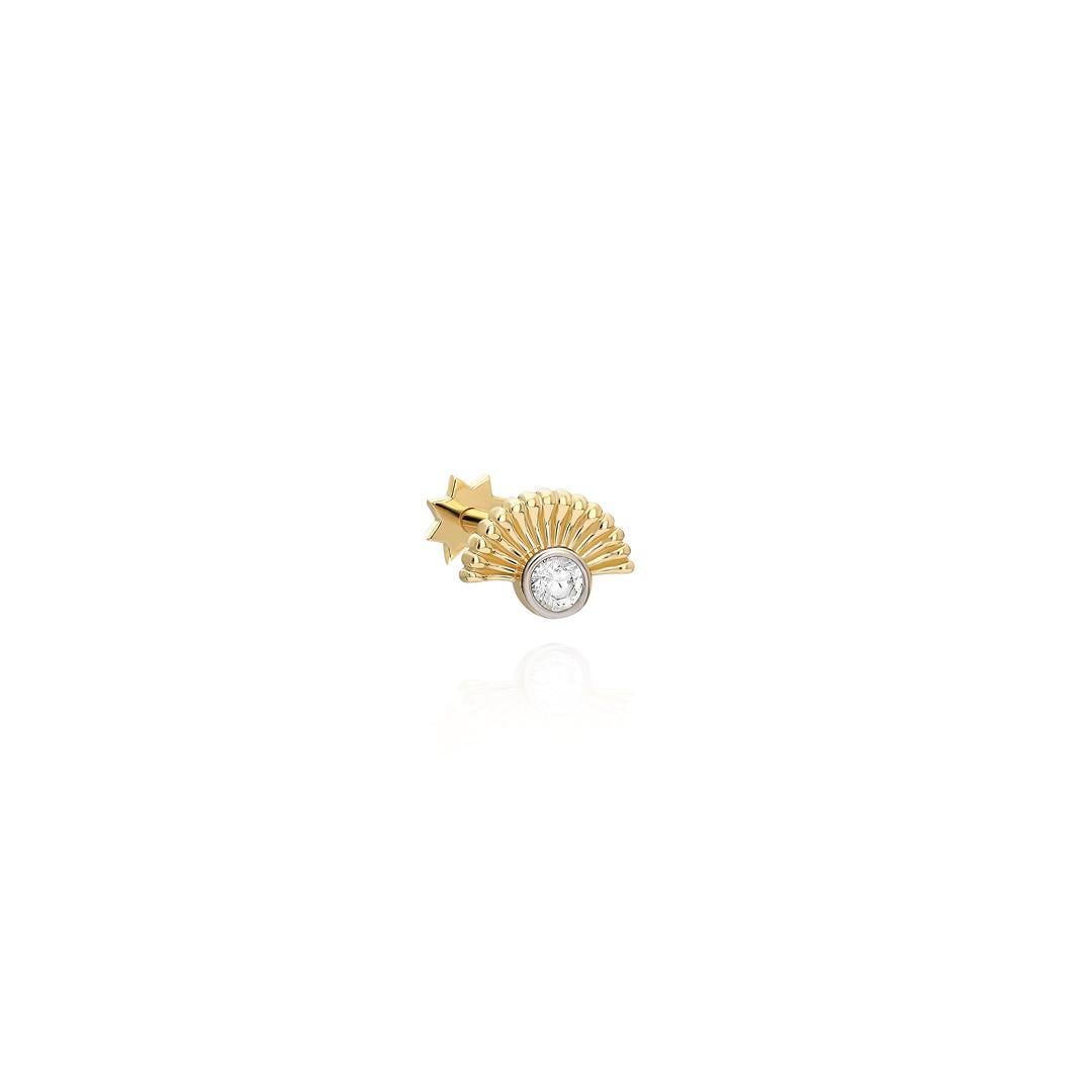 Paiz14 K Altın Piercing