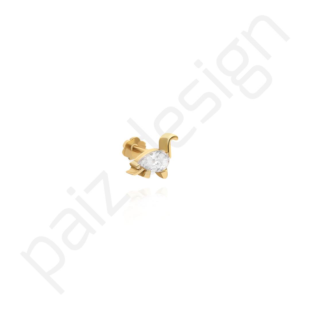 Paiz14 K Altın Piercing