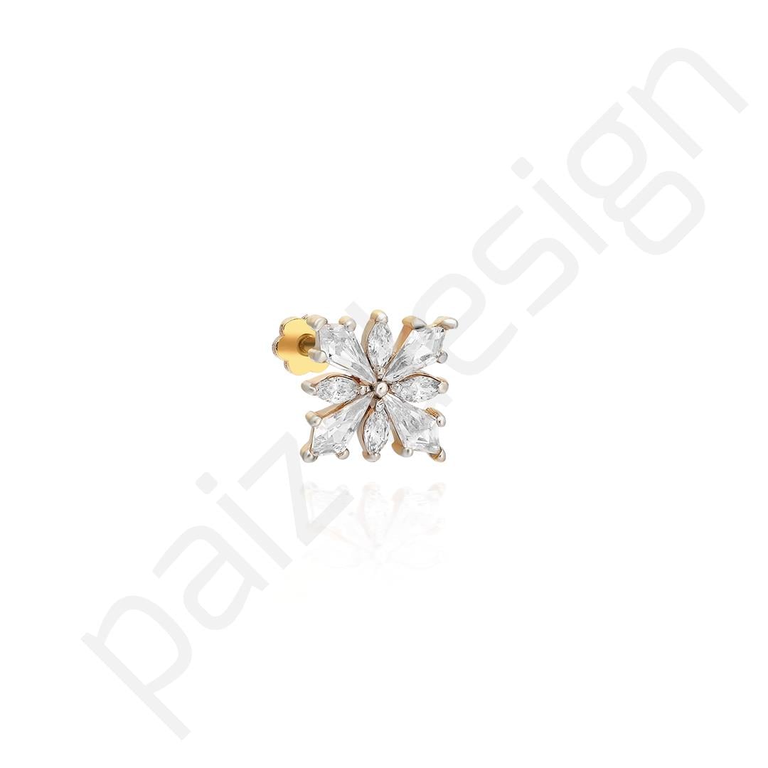 Paiz14 K Altın Piercing