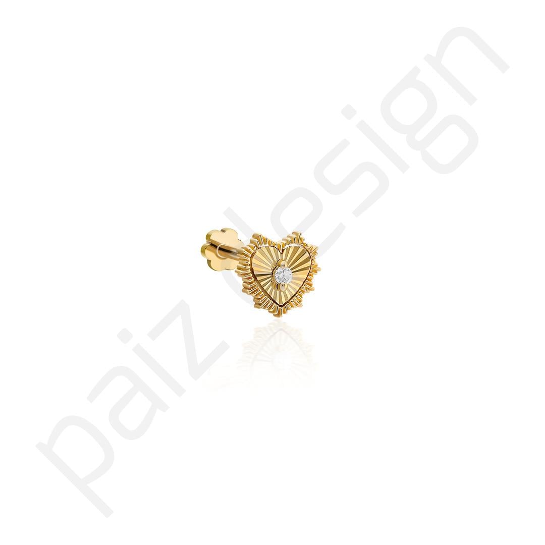 Paiz14 K Altın Piercing