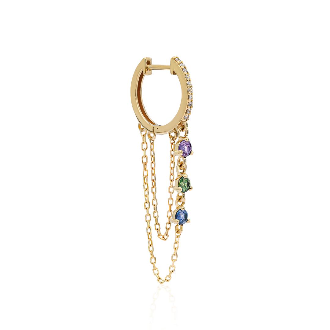 Paiz14 K Altın Piercing