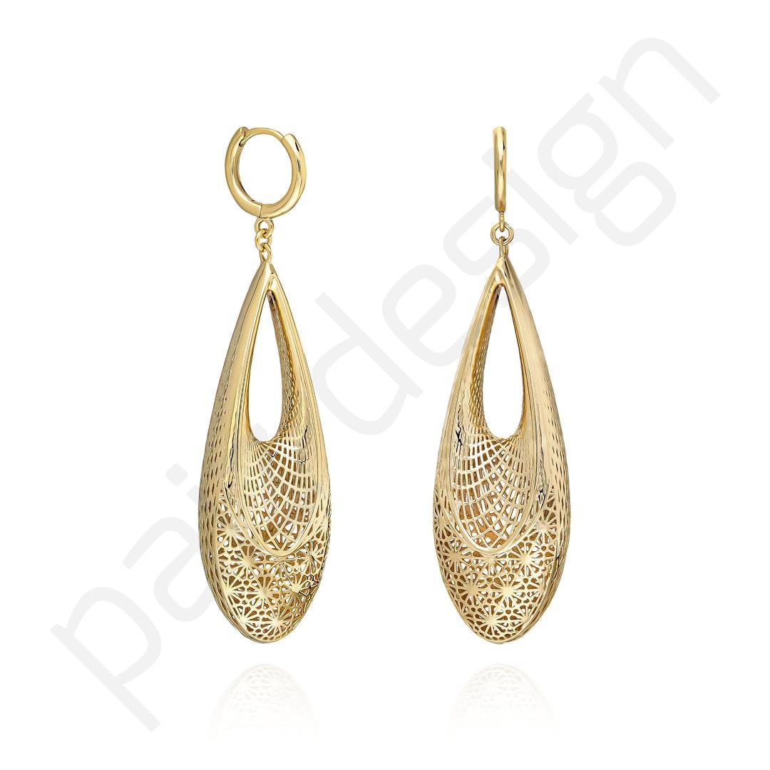 PaizGold Damla Petek Küpe 
