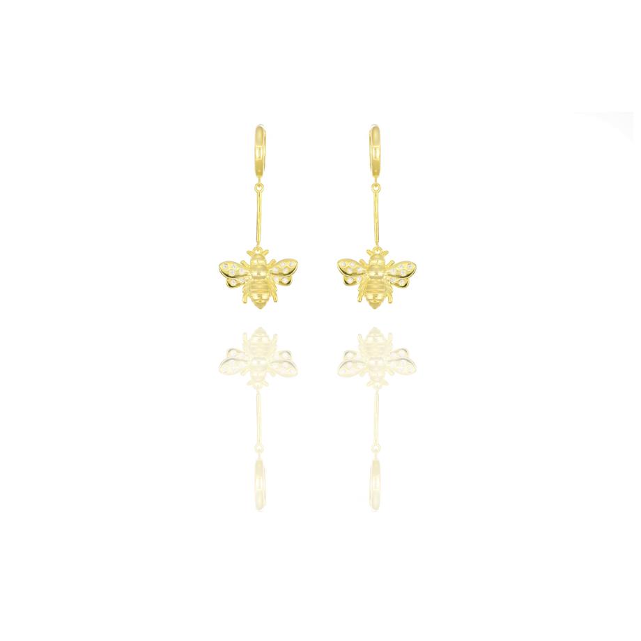 PaizGold Halka Arı Küpe 