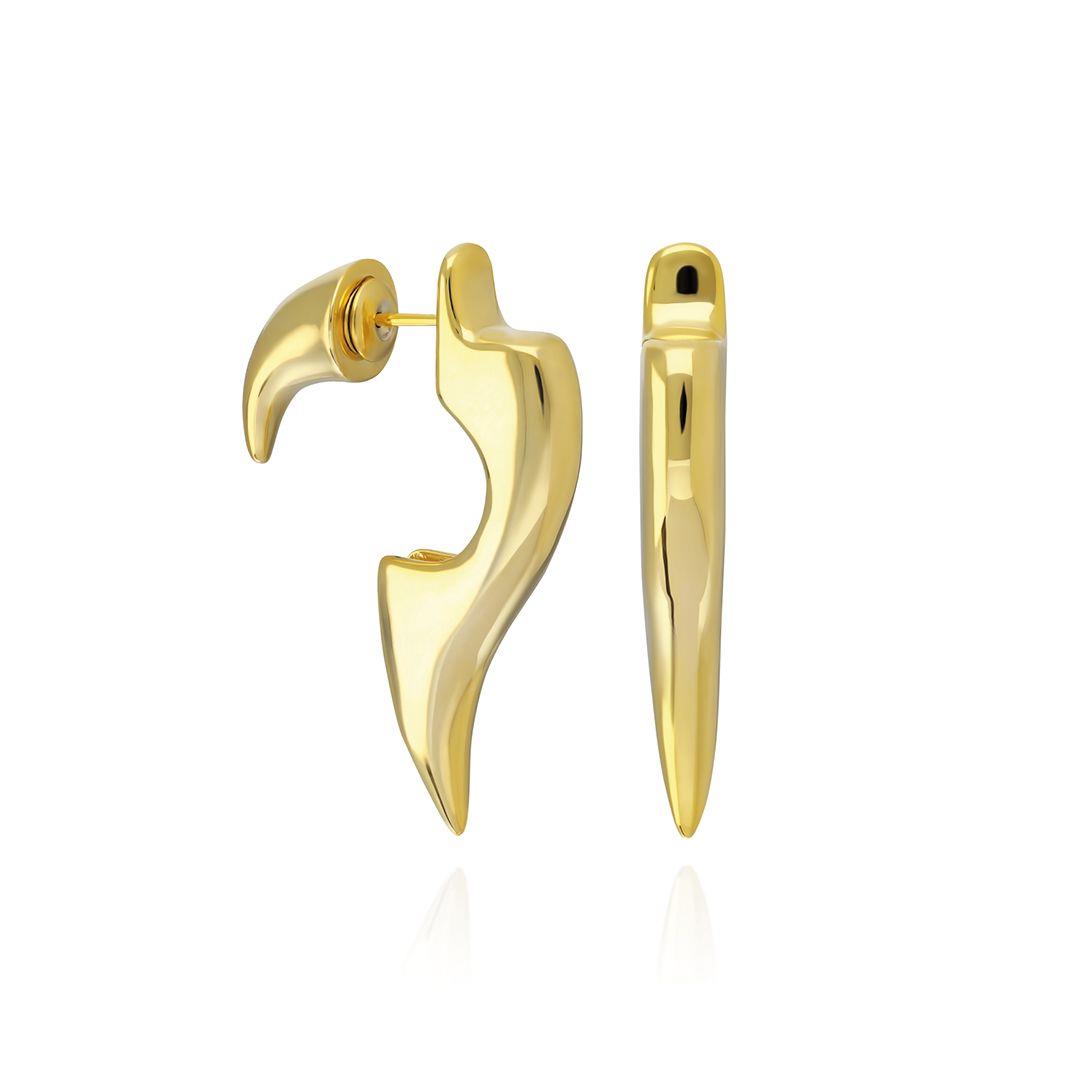 PaizGold Kıvrık Küpe 