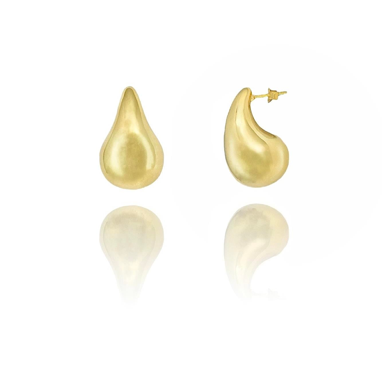 PaizGold Orta Boy Damla Küpe 
