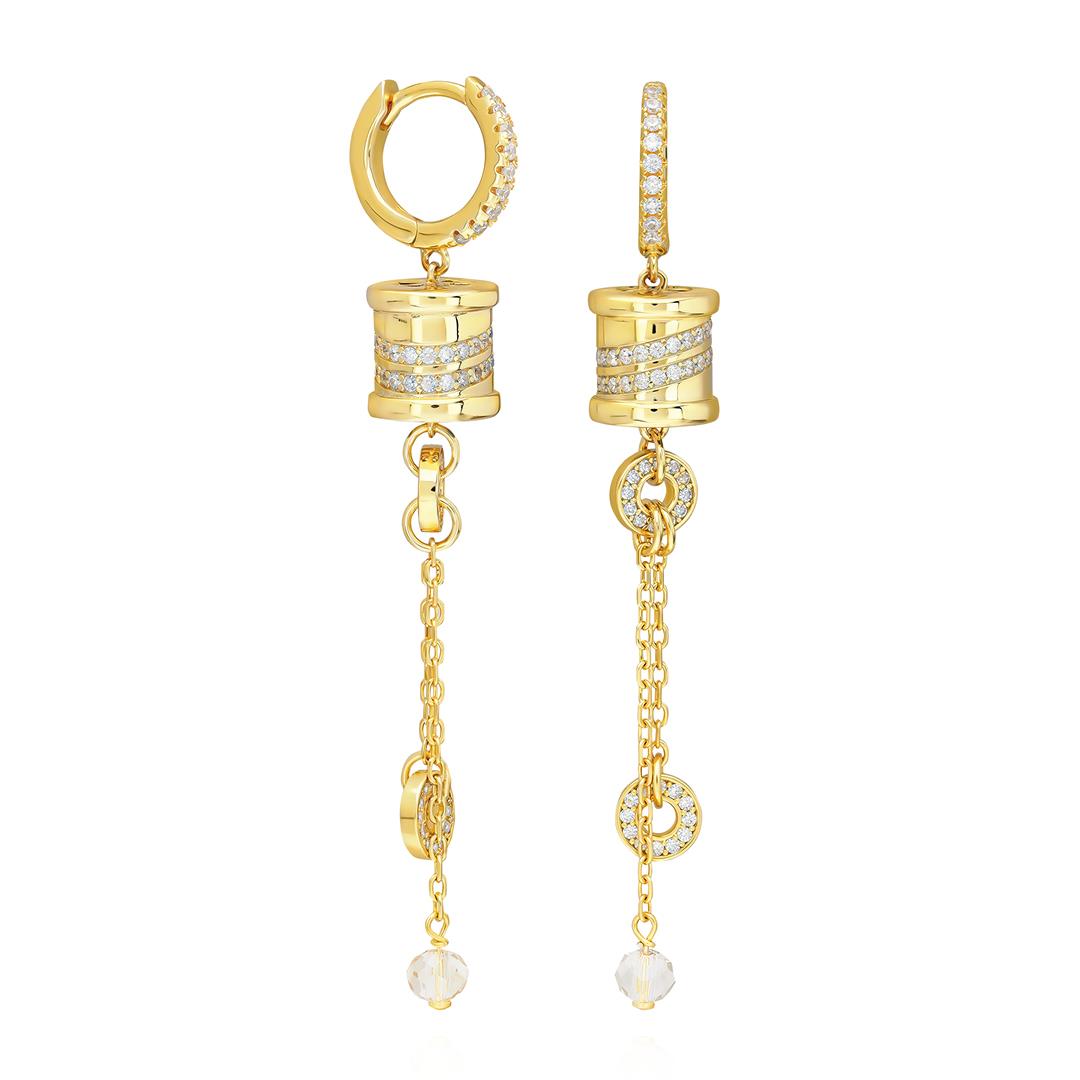 PaizGold Silindir Küpe 