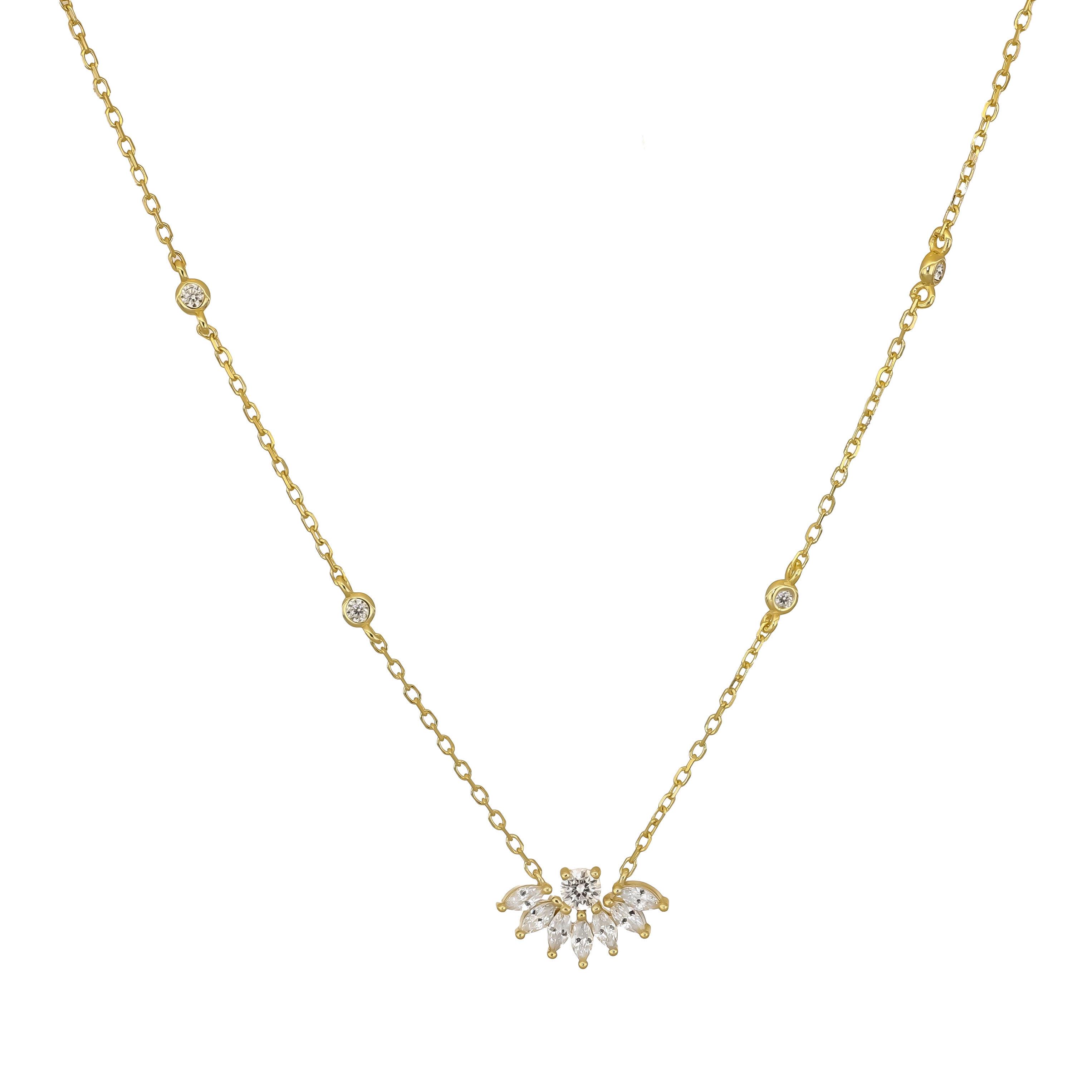 PaizGold Taşlı Kolye 