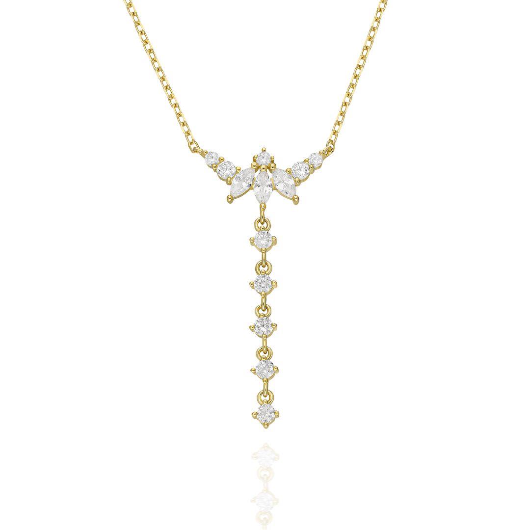 PaizGold Taşlı Kolye 