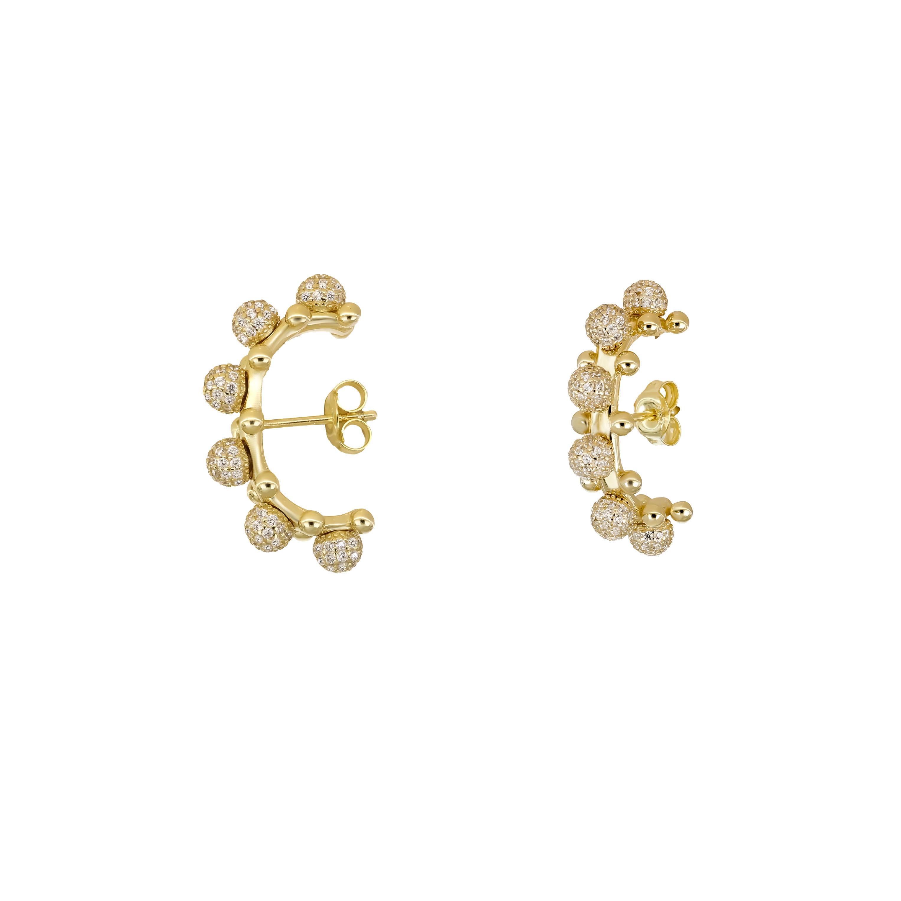PaizGold Top Top Küpe 
